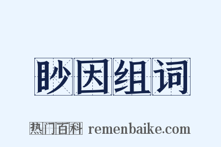 眇因组词是什么意思的图片